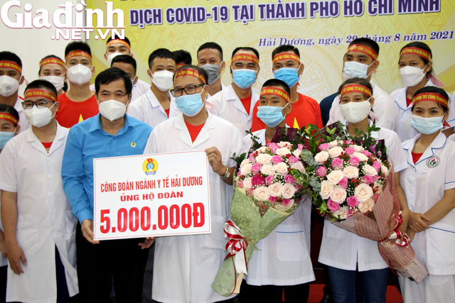 Tạm biệt người thân, 30 y bác sĩ Hải Dương xung phong tình nguyện Nam tiến giúp TP HCM chống dịch - Ảnh 8.