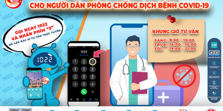 32 bác sĩ tham gia tư vấn chăm sóc sức khỏe qua kênh 1022