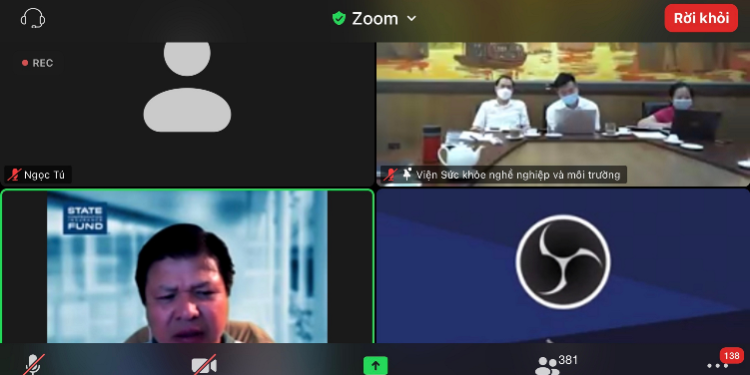 Tập huấn trực tuyến về xây dựng kế hoạch và kịch bản chống dịch, mô hình y tế doanh nghiệp cho các khu công nghiệp