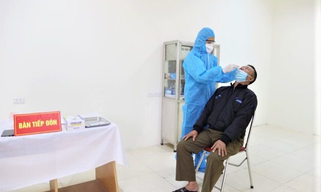Số ca mắc tiếp tục tăng, Vĩnh Phúc triển khai test nhanh tại nhà