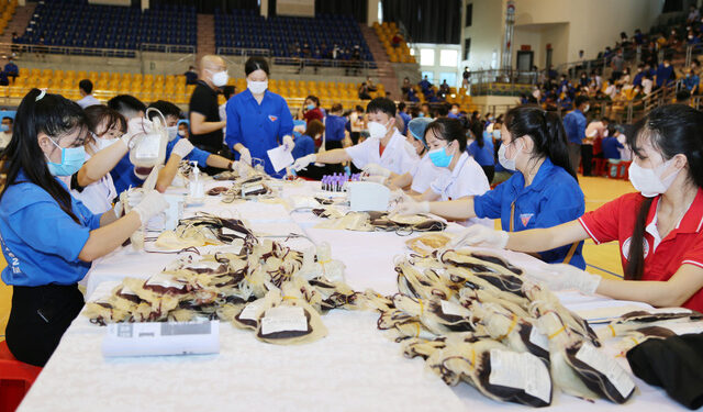 Gần 750 đơn vị máu tại Chương trình “Giọt máu nghĩa tình vì miền Nam ruột thịt”