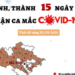 [Infographic] – Chi tiết 16 tỉnh, thành hơn 15 ngày không có ca mắc mới COVID-19