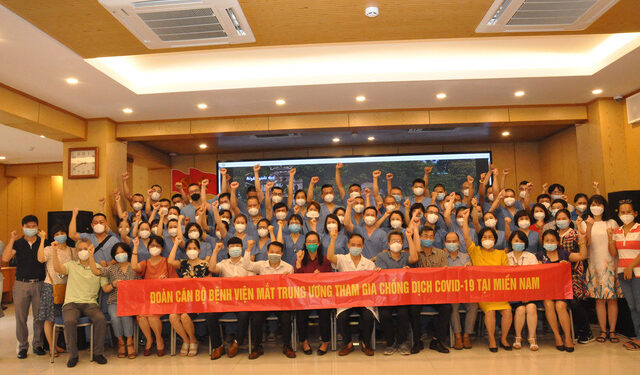 Bệnh viện Mắt Trung ương lên đường chi viện cho TP Hồ Chí Minh