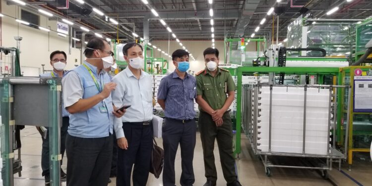 Kiểm tra tình hình phòng, chống dịch tại Khu Công nghệ cao TP.HCM