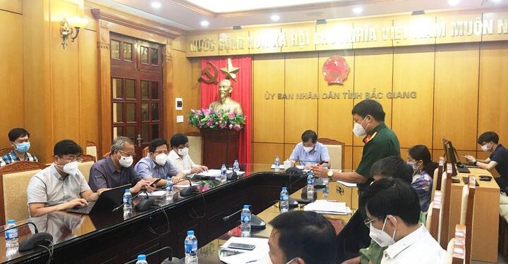 Bắc Giang tham vấn Bộ phận thường trực đặc biệt Bộ Y tế về đảm bảo công tác cách ly