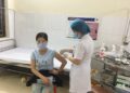 Tiêm vắc xin cho lực lượng tham gia chống dịch tại Bắc Giang